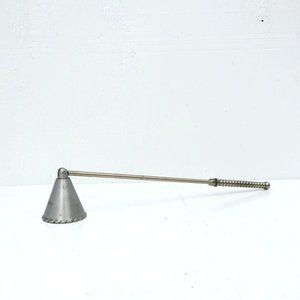 MCM Candle Snuffer Pewter Rope Design Long Reach